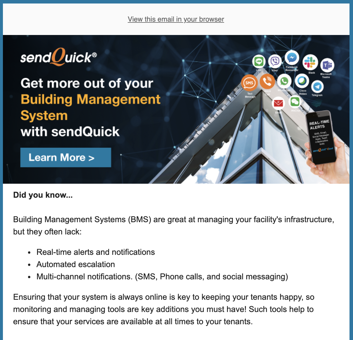 Marketing Repository – sendQuick by TalariaX